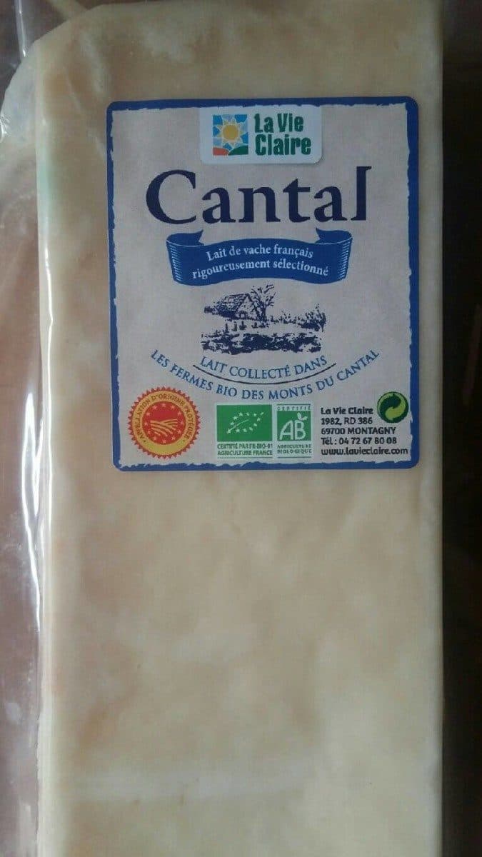 La Vie Claire Cantal jaune bio packshot