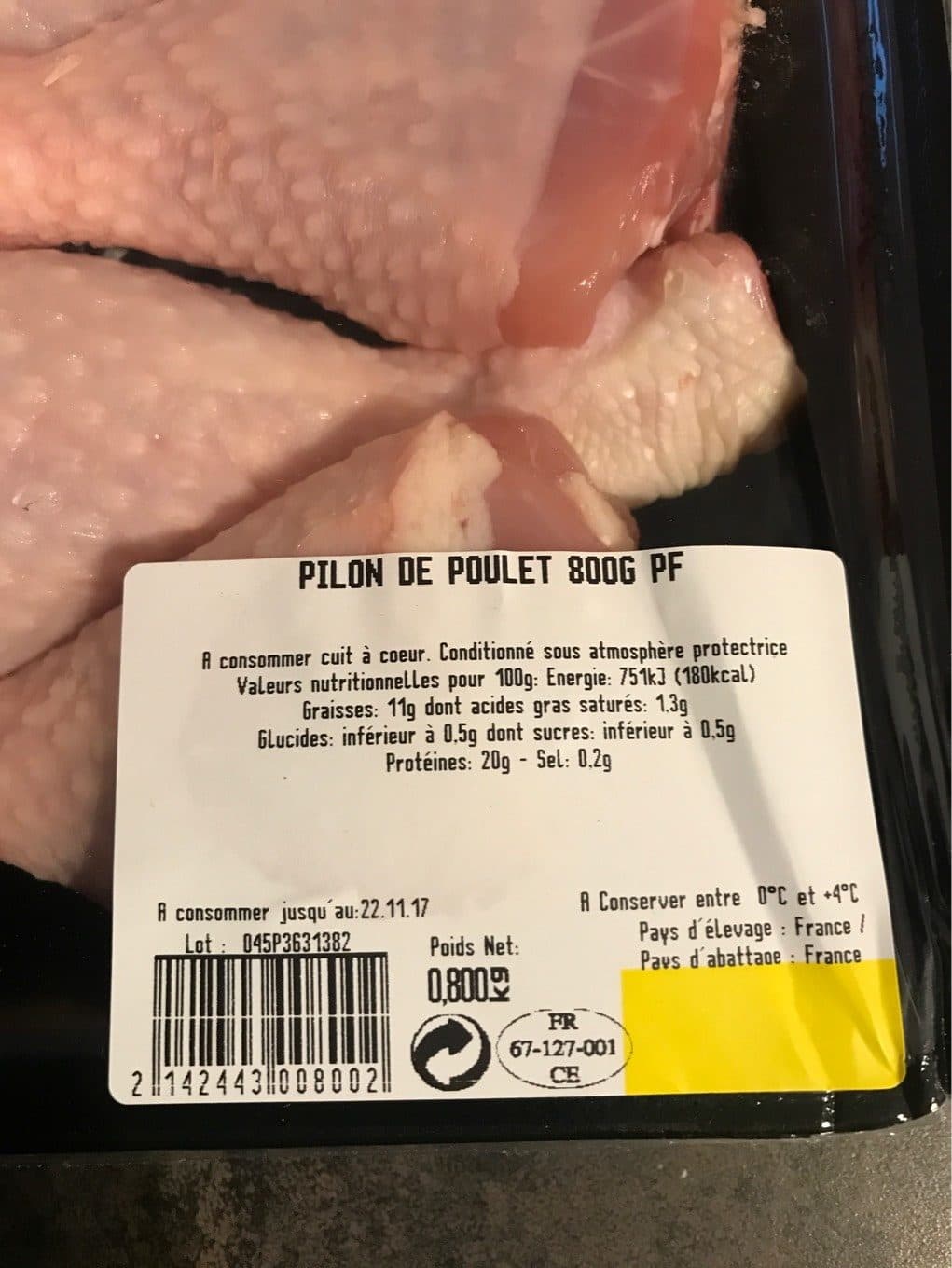 Pilons De Poulet Boucher packshot