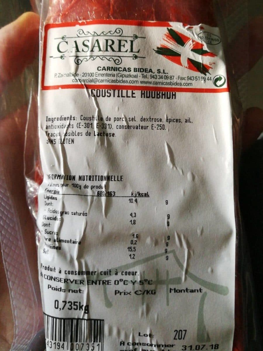 Open Food Facts Coustille Rdobruh packshot