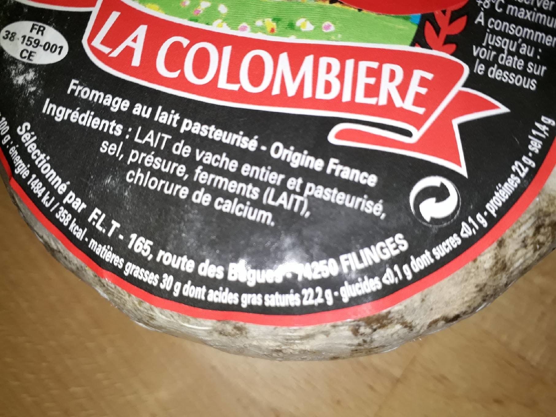 La Colombiere Tommettes des Alpes env 300G packshot
