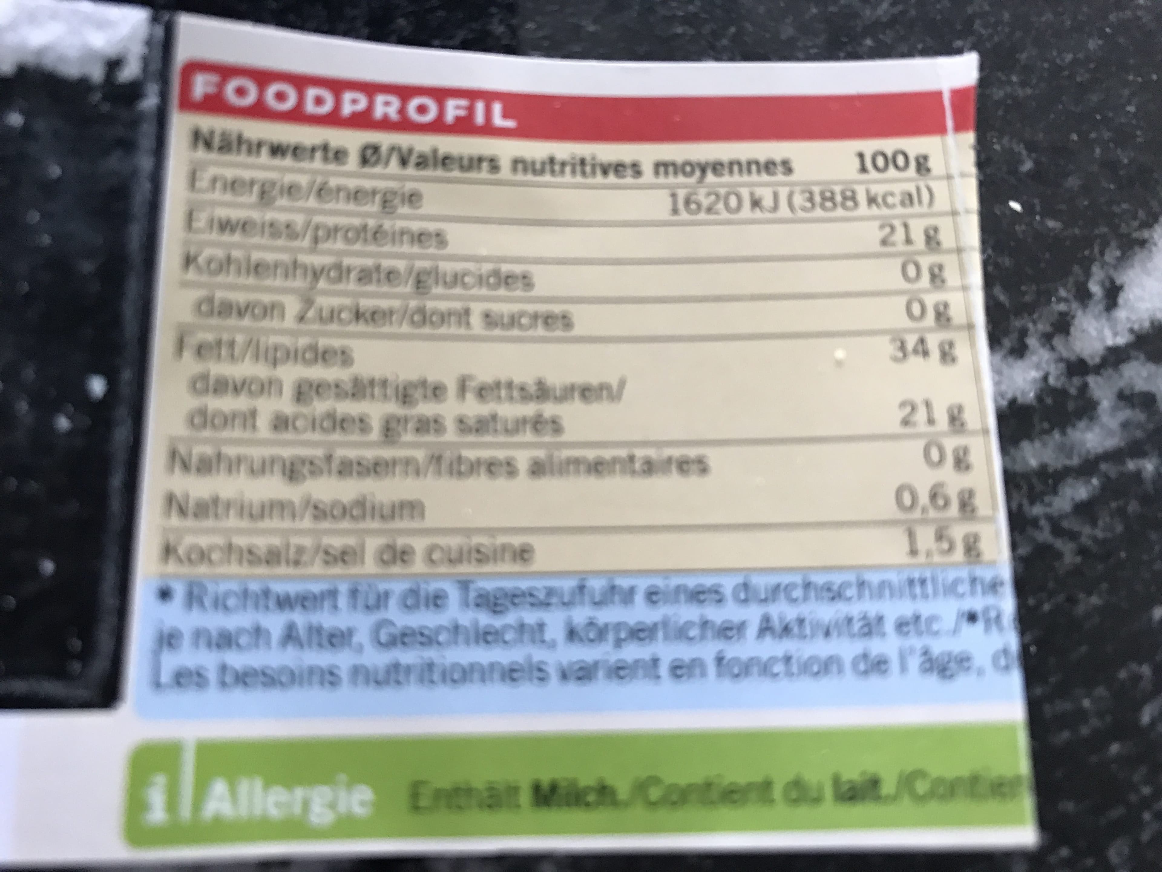 Naturaplan Coop Tilsiter à la crème packshot