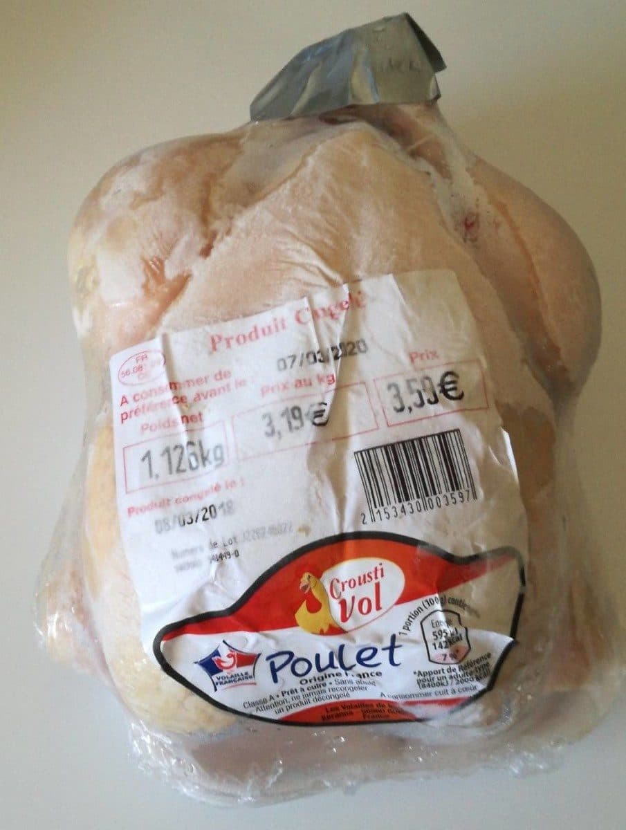 Open Food Facts Poulet congelé packshot