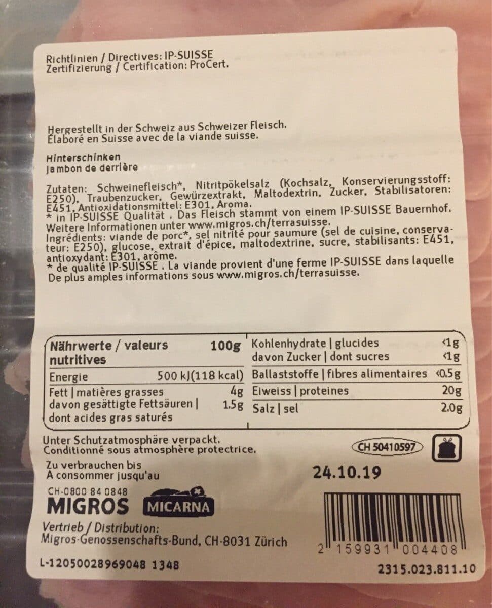 Terrasuisse Prosciutto extrafin packshot
