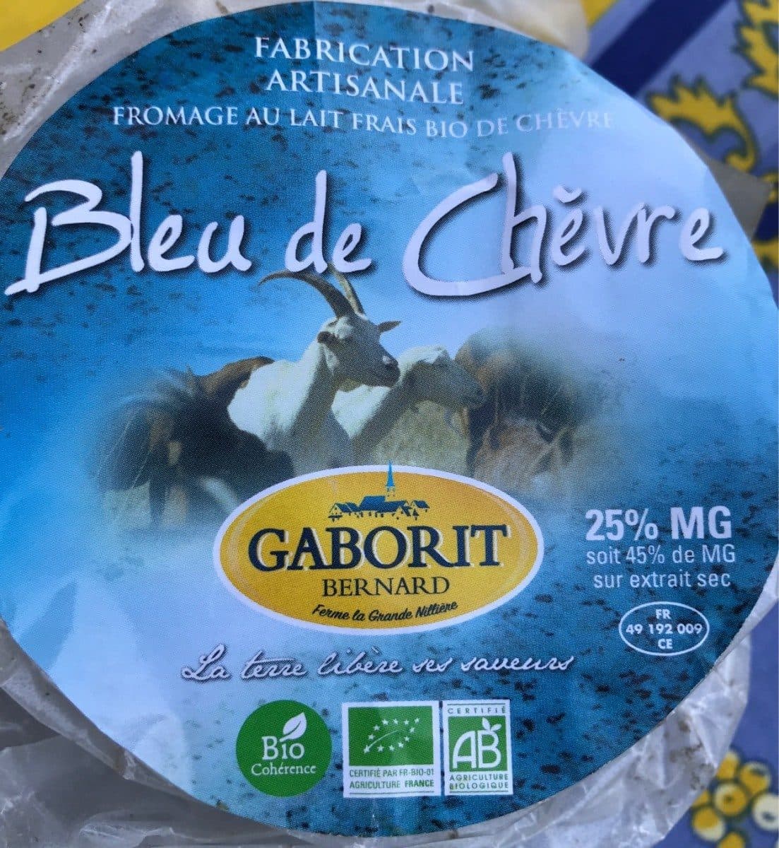 Open Food Facts Bleu de chèvre packshot