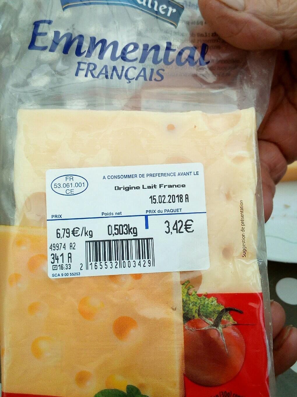 Le Cavalier Emmental français packshot