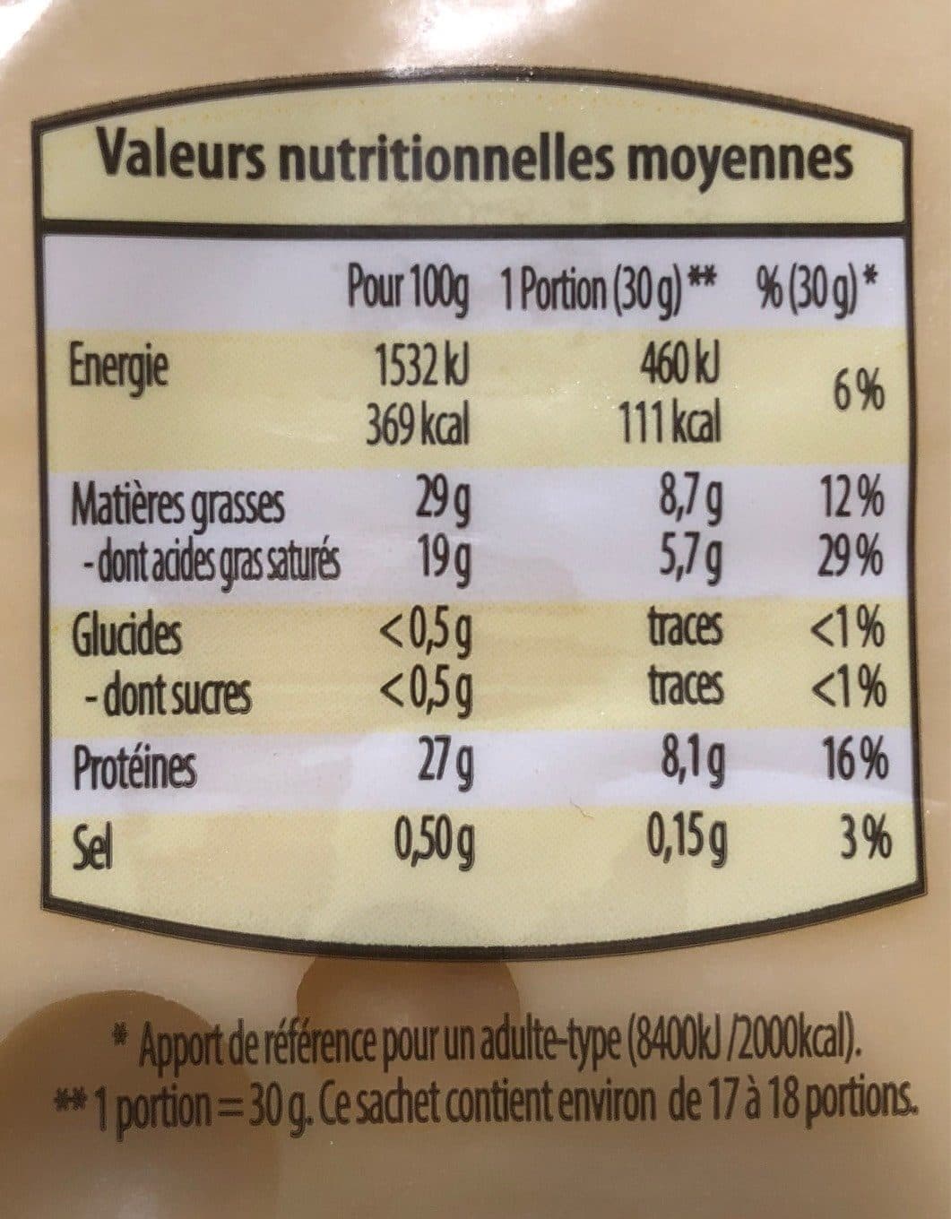 Le Cavalier Emmental français packshot