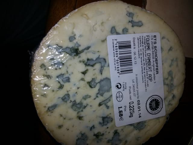 Ets Schoepfer Fourme d'Ambert AOP packshot