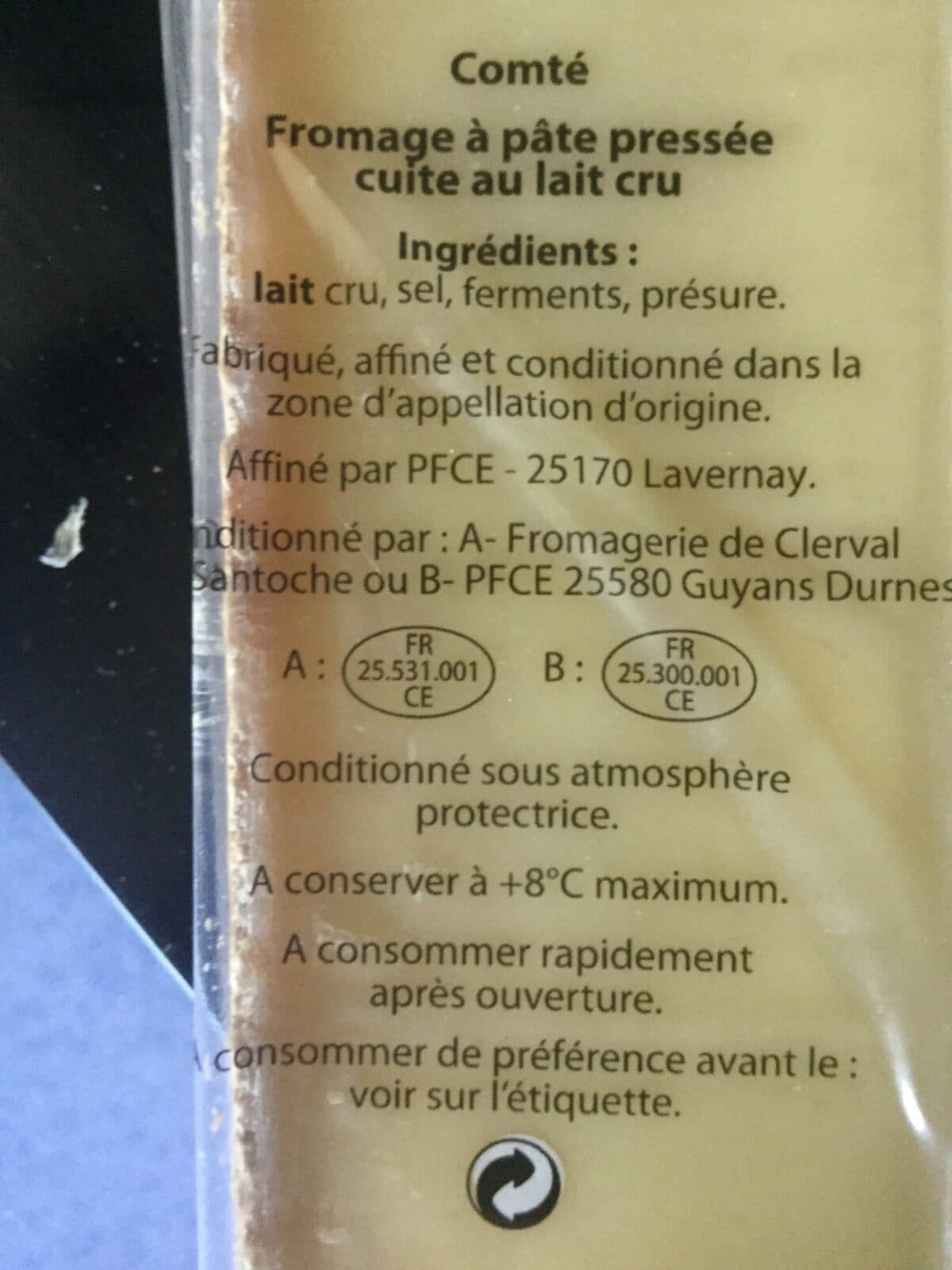 Le Berger Comtois Comté packshot