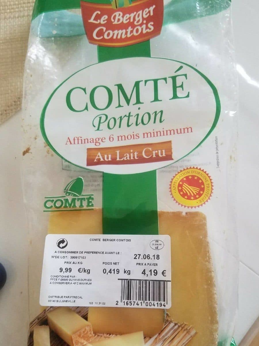 Le Berger Comtois Comté Portion packshot