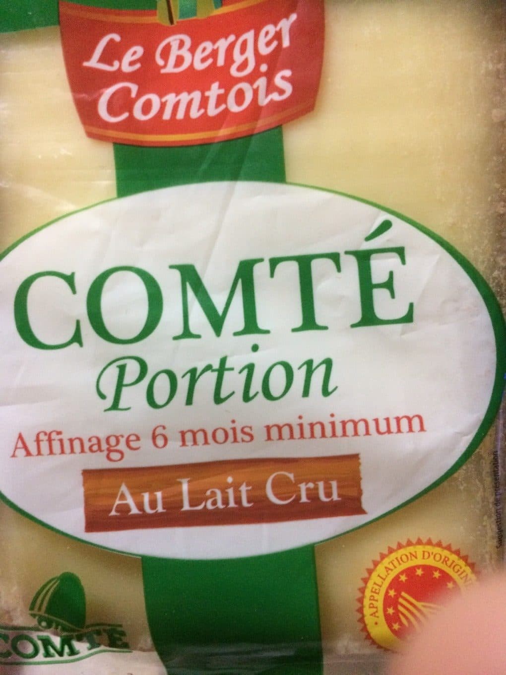 Le Berger Comtois Comté packshot