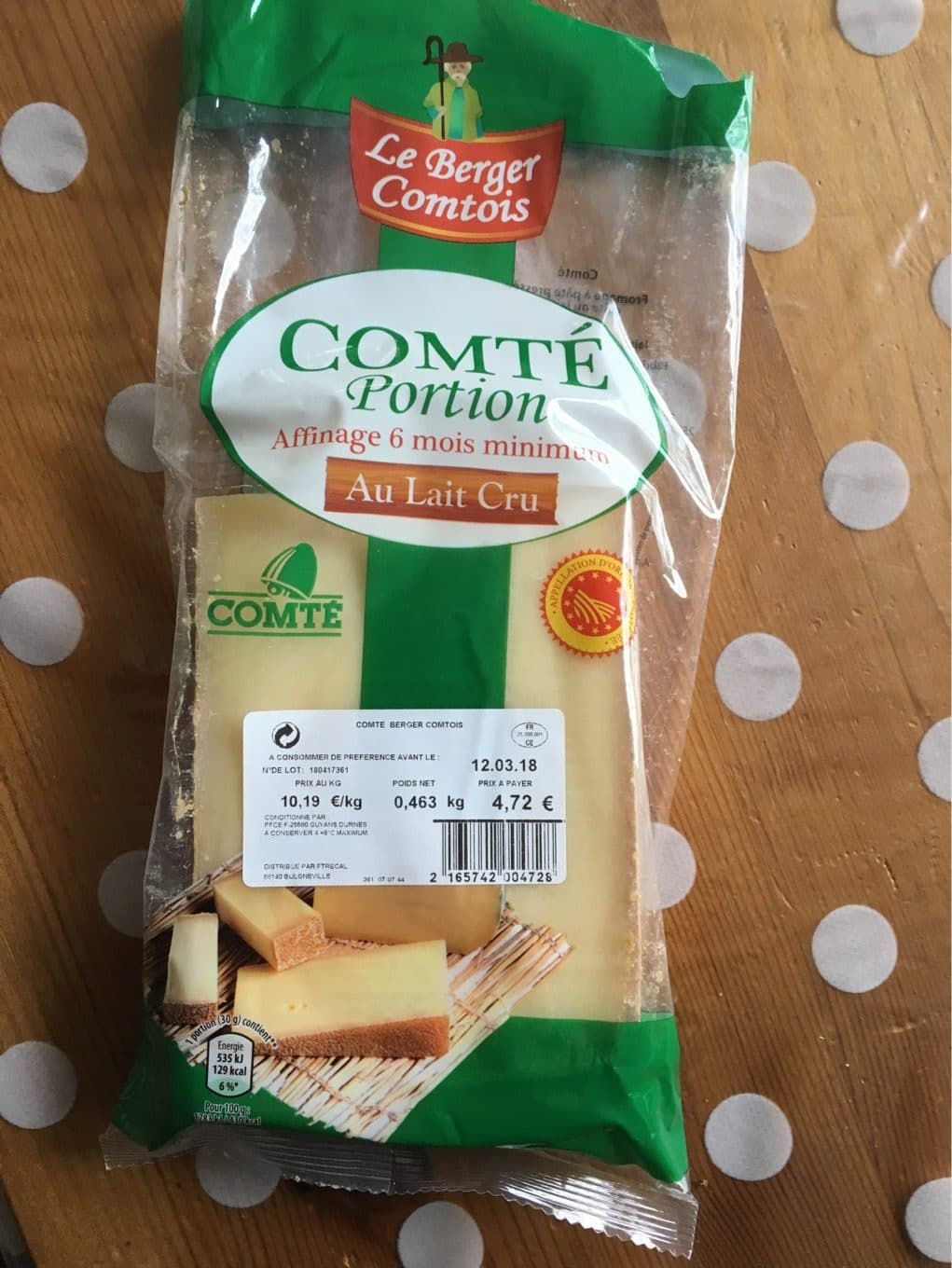Le Berger Comtois Comté packshot