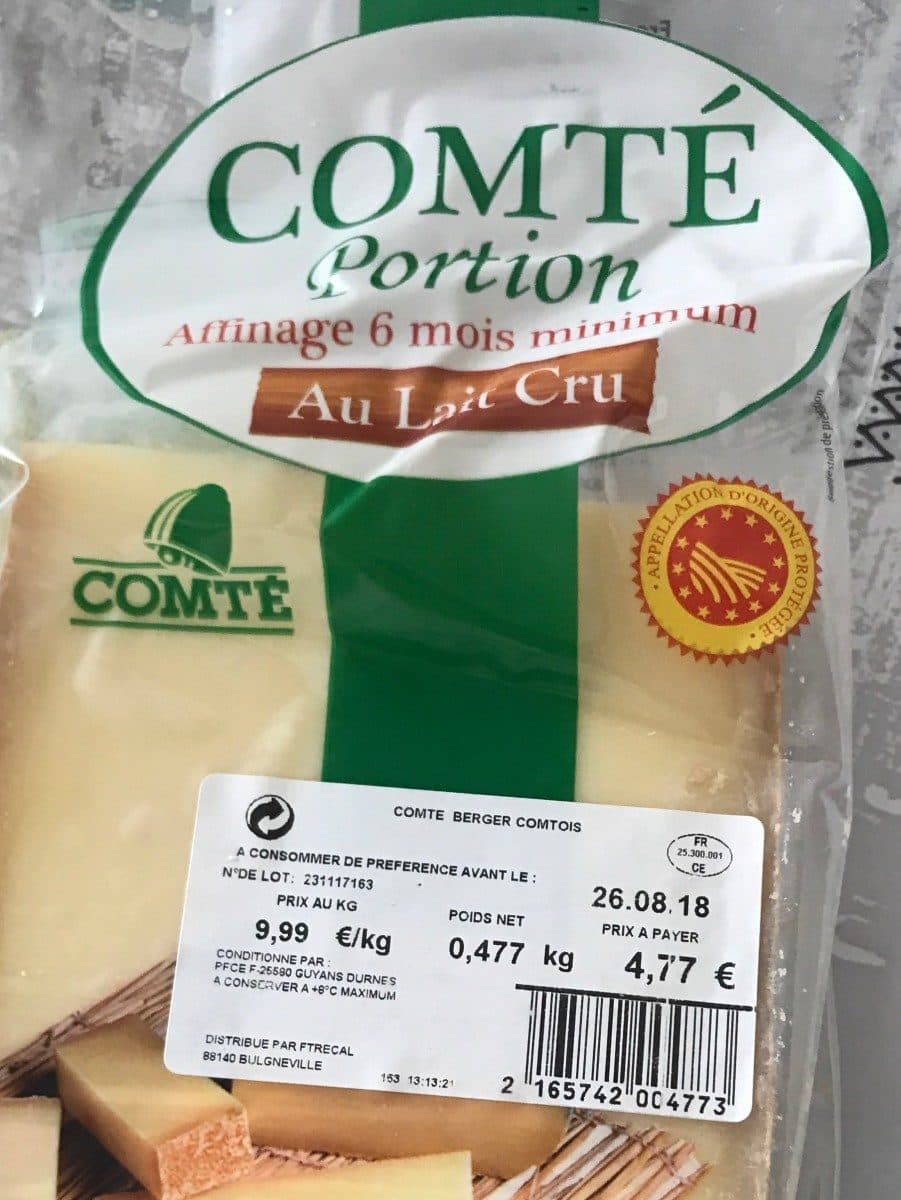 Le Berger Comtois Comté Portion packshot