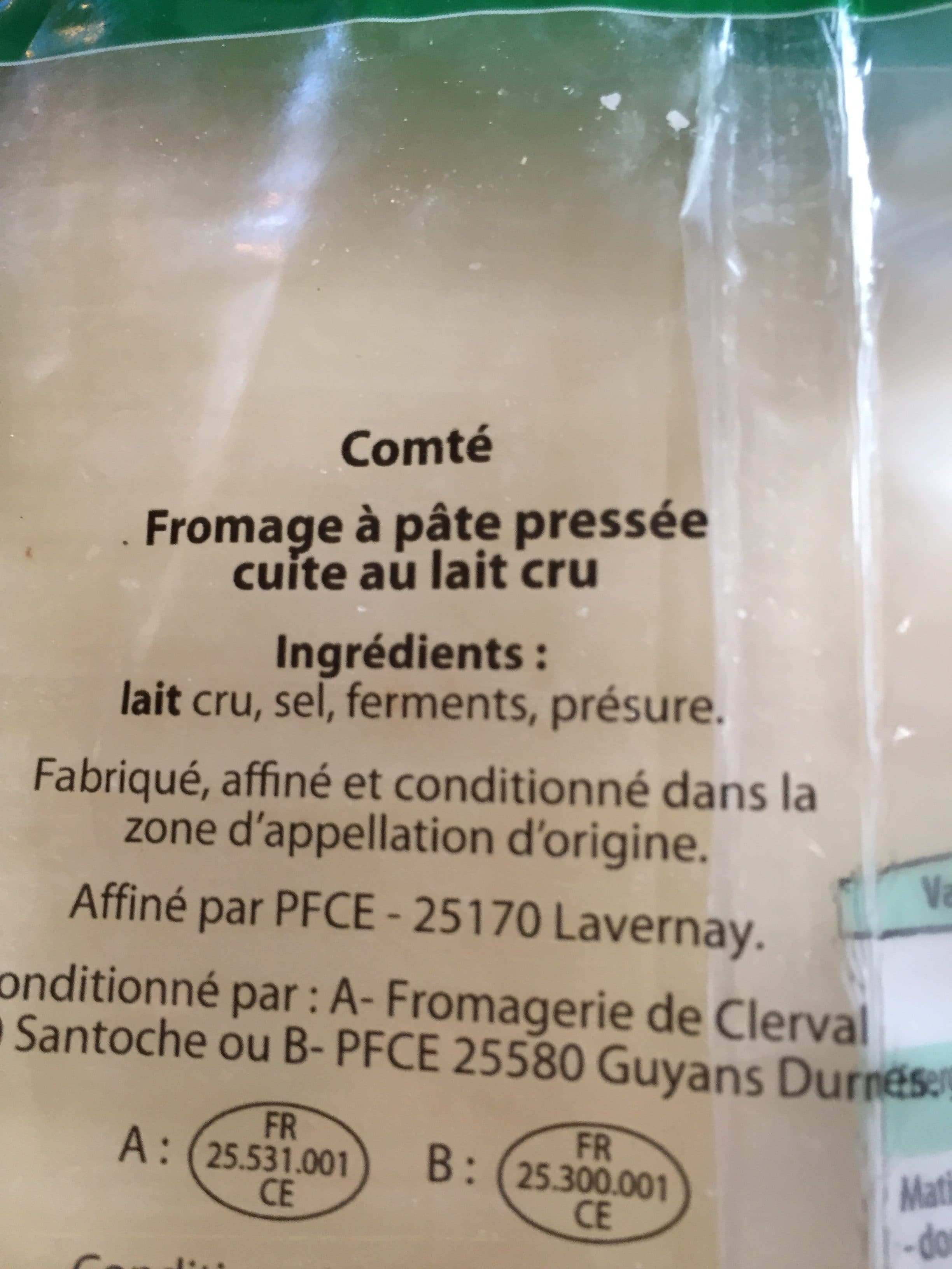 Le Berger Comtois Comté portion packshot