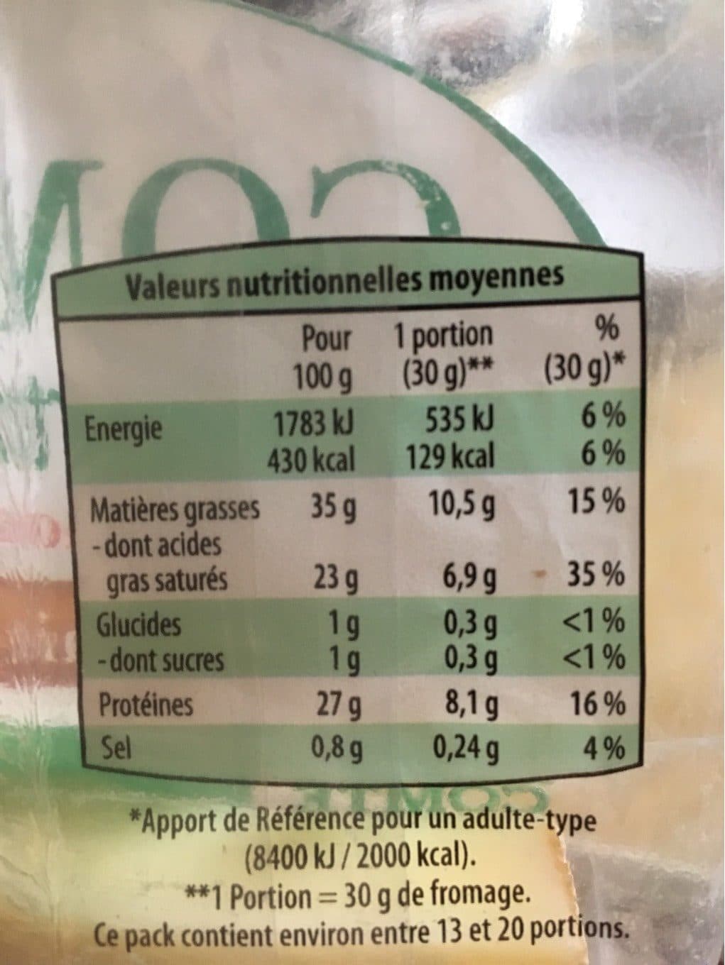 Le berger comtois Comté Portion Affinage 6 mois minimum au lait cru AOP packshot