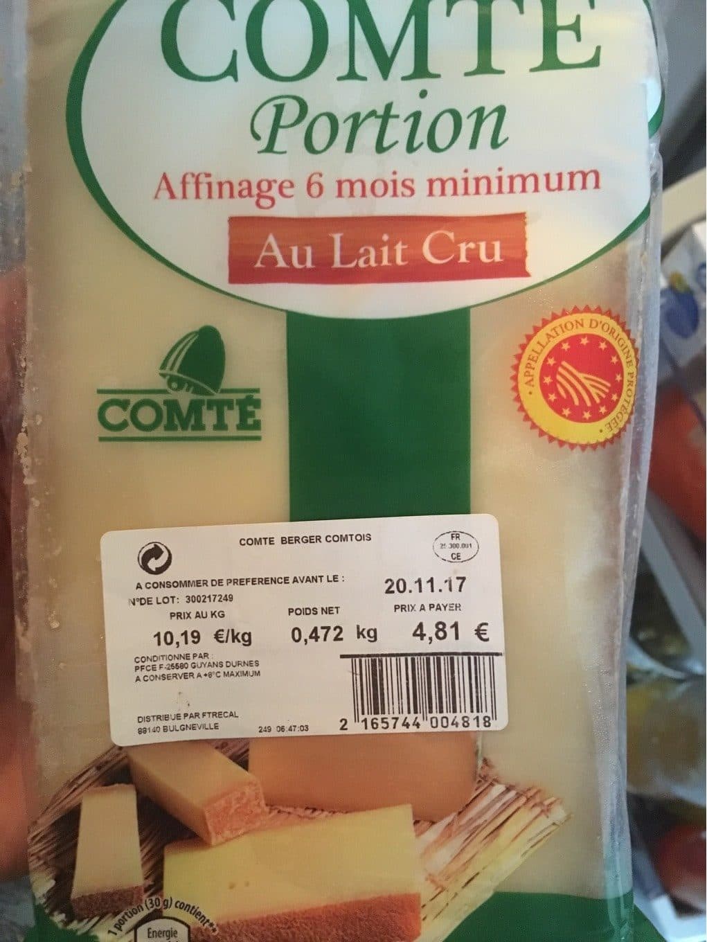 Le Berger Comtois Comté packshot