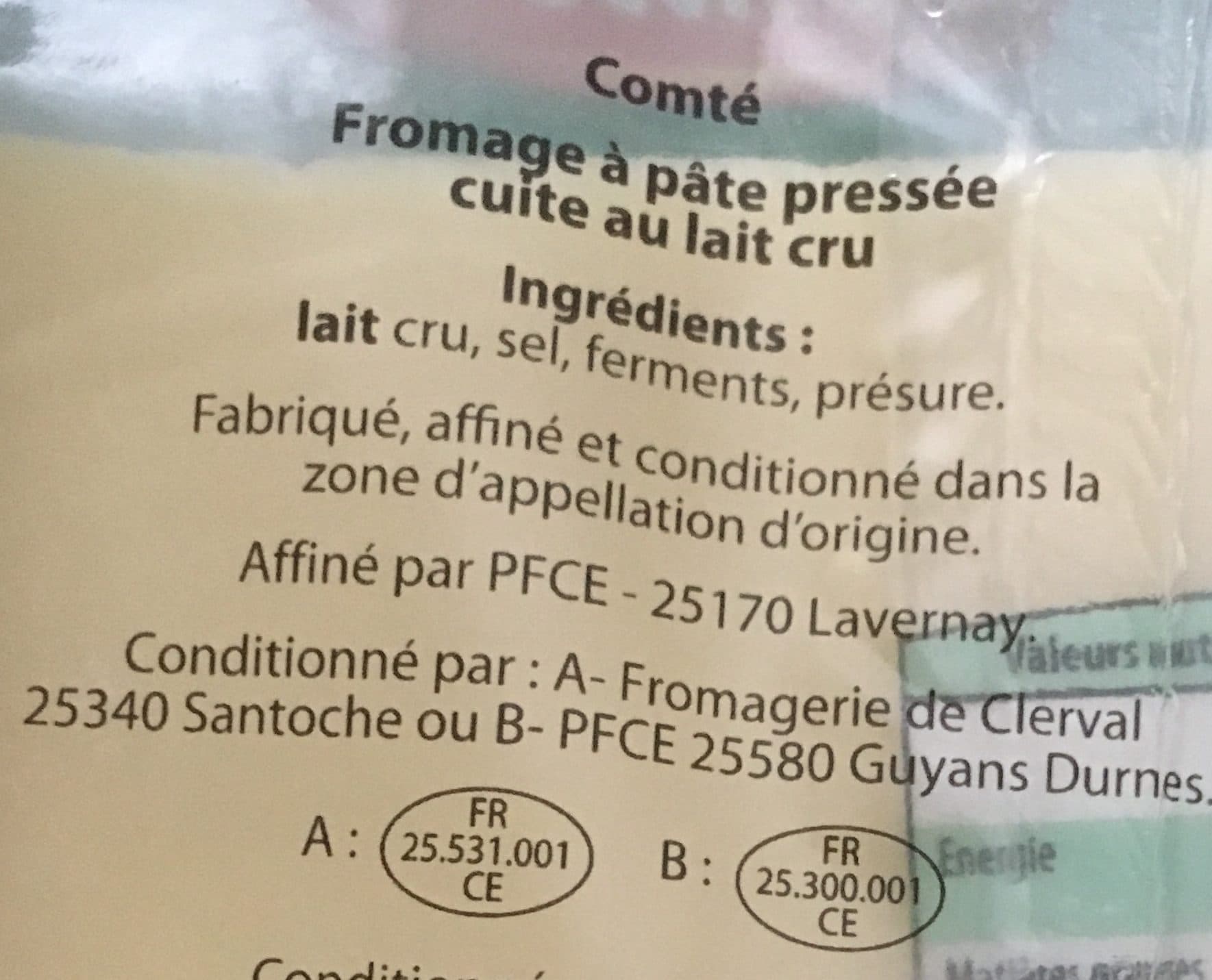 Le Berger Comtois Comté packshot