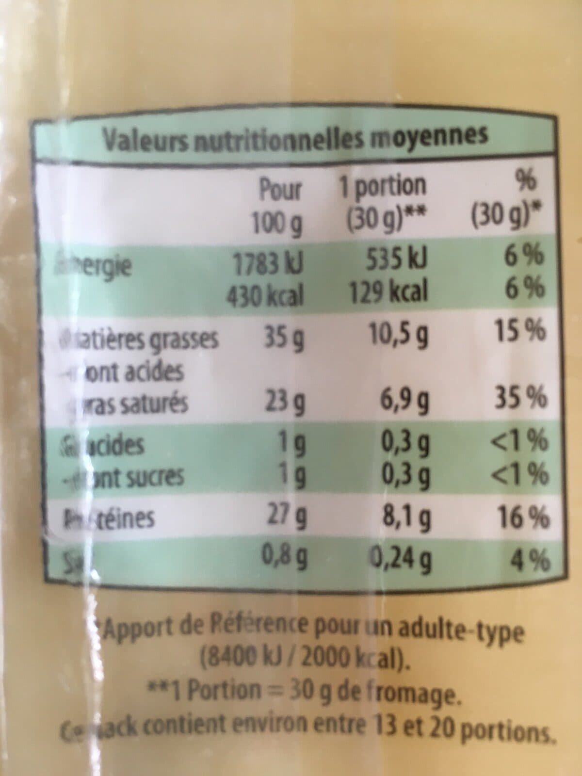 Le Berger Comtois Comté portion affinage 6 mois minimum packshot
