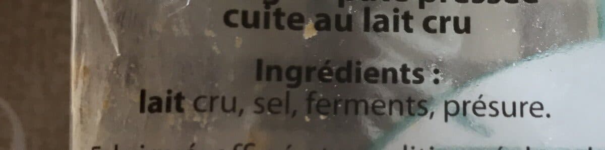 Le Berger Comtois Comté au lait cru packshot