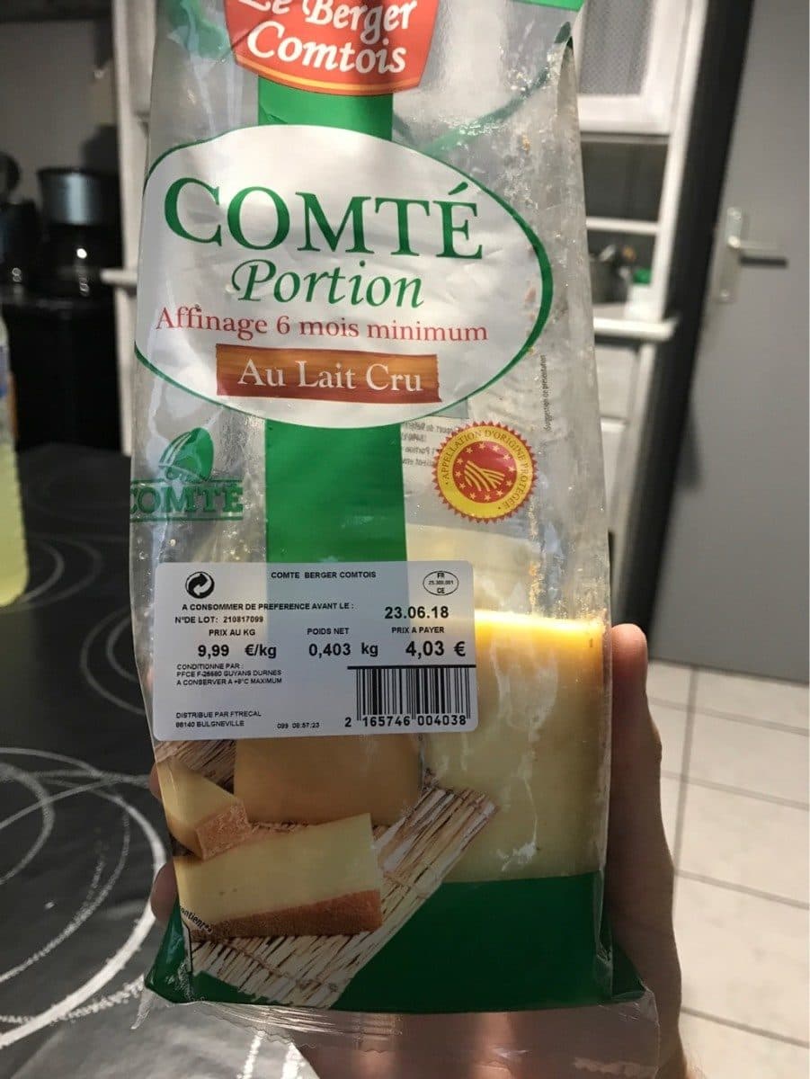 Le Berger Comtois Comte portion packshot