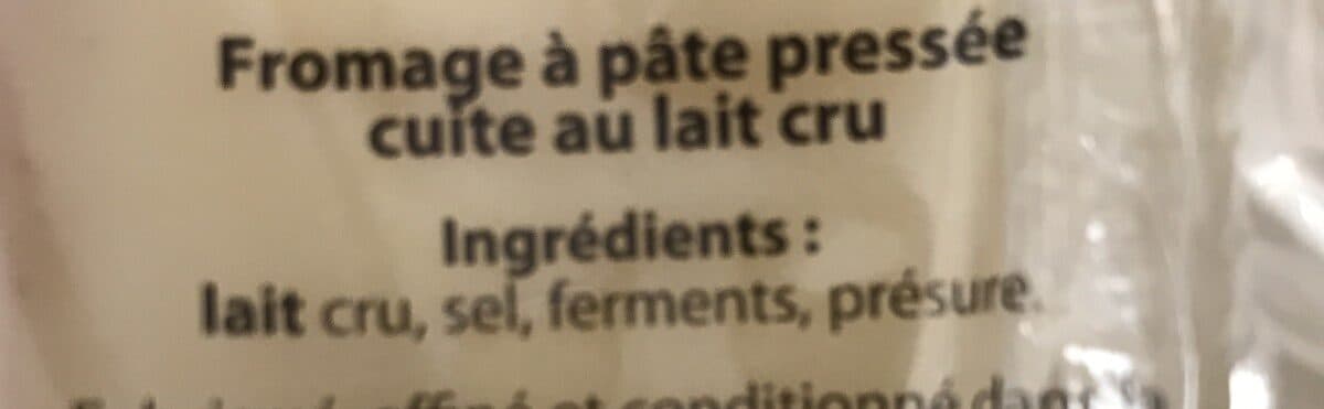 Le Berger Comtois Comté packshot