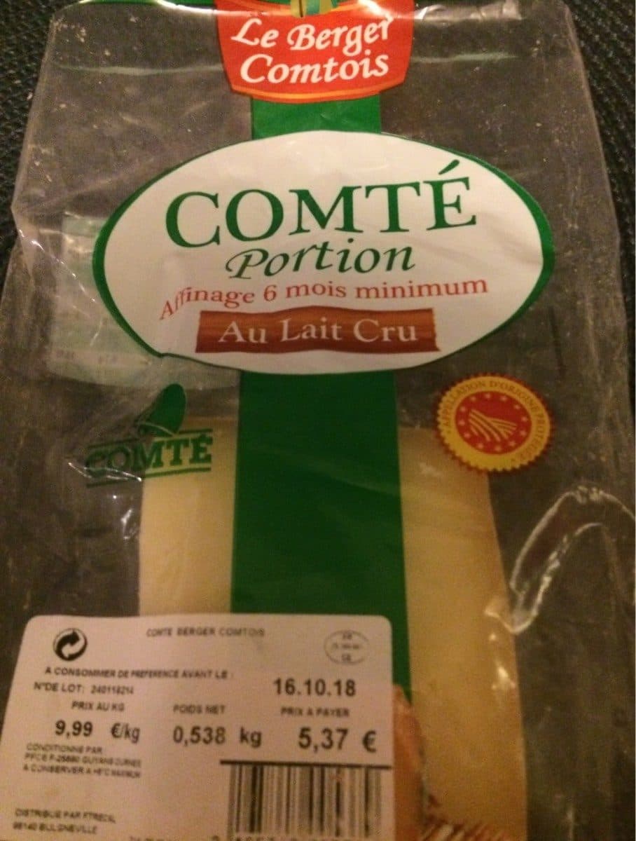Le Berger Comtois Comté portion packshot