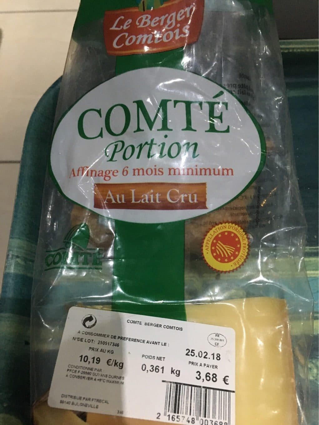 Le Berger Comtois Comté packshot