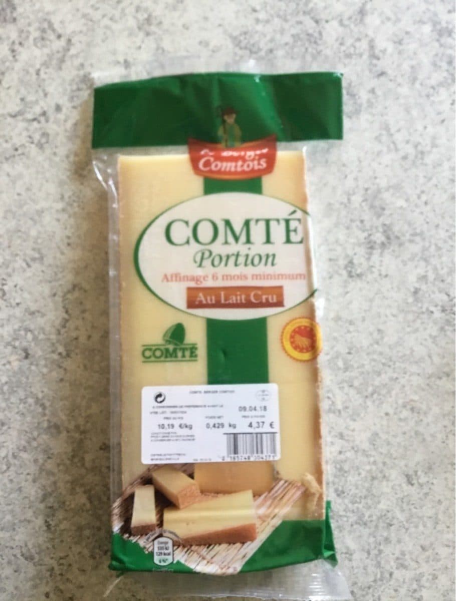 Le berger comtois Comte packshot