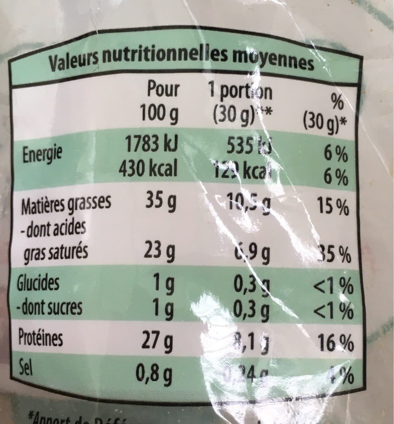 Le Berger Comtois Comte portion packshot