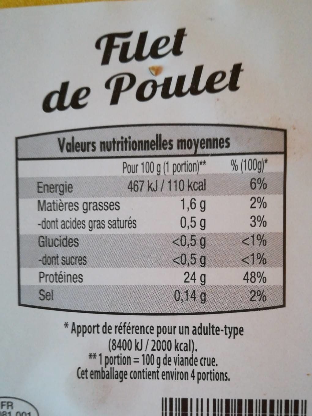 Corril Filets de poulet packshot