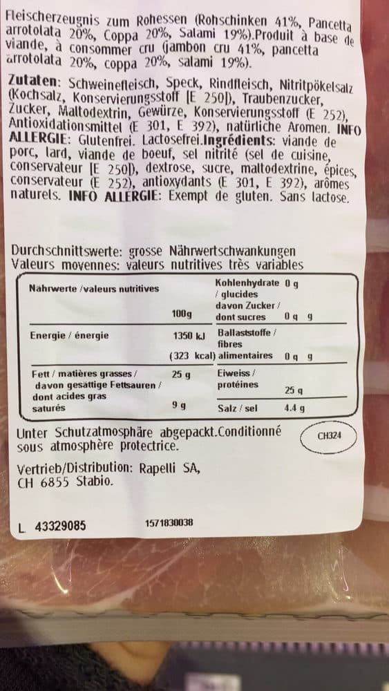 Ticinella Assiette tessinoise packshot
