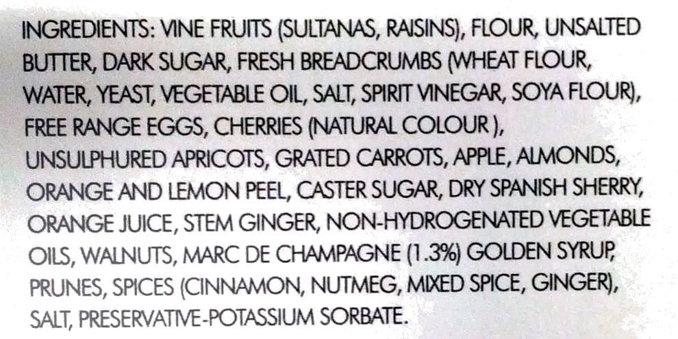 Harvey Nichols Marc de Champagne Christmas Pudding packshot