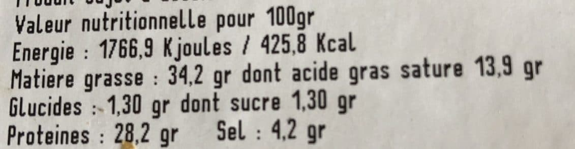 Padouen Saucisson de Porc Noir de Bigorre packshot