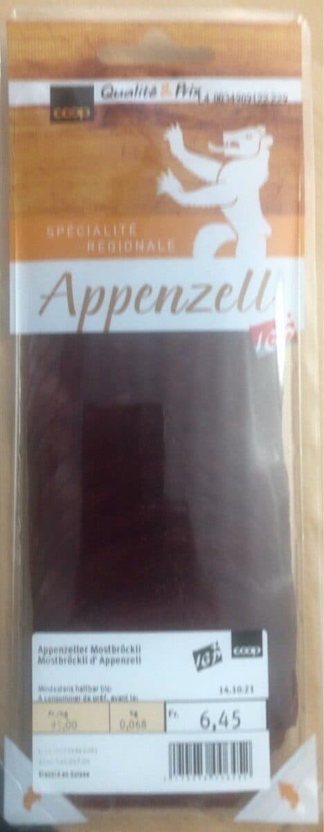Coop qualité & prix Appenzeller Mostbröckli packshot