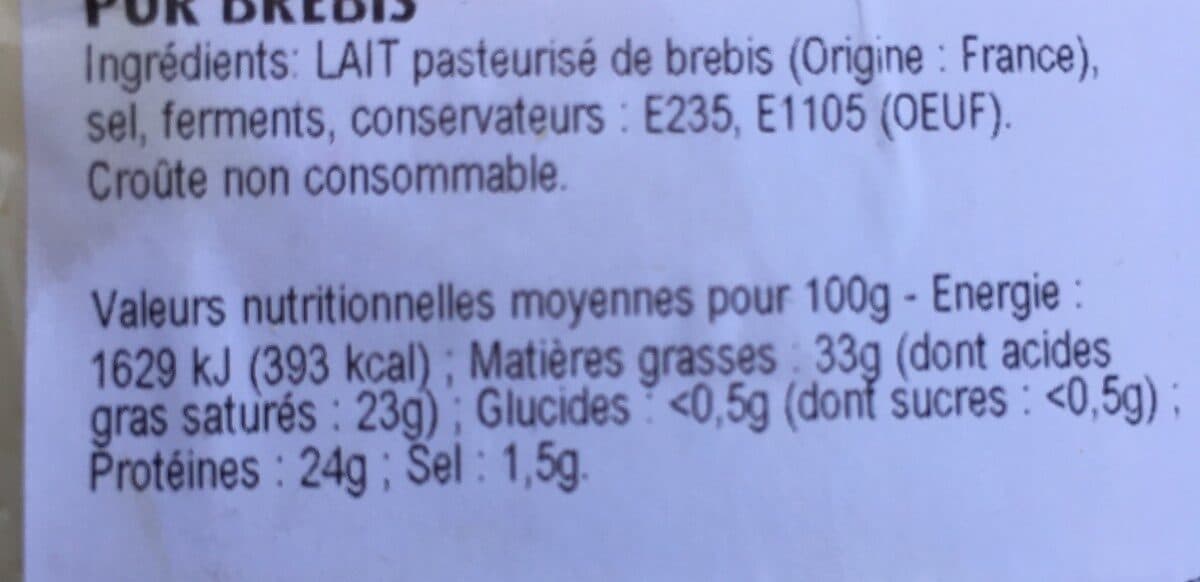 Fromapac Pur brebis packshot