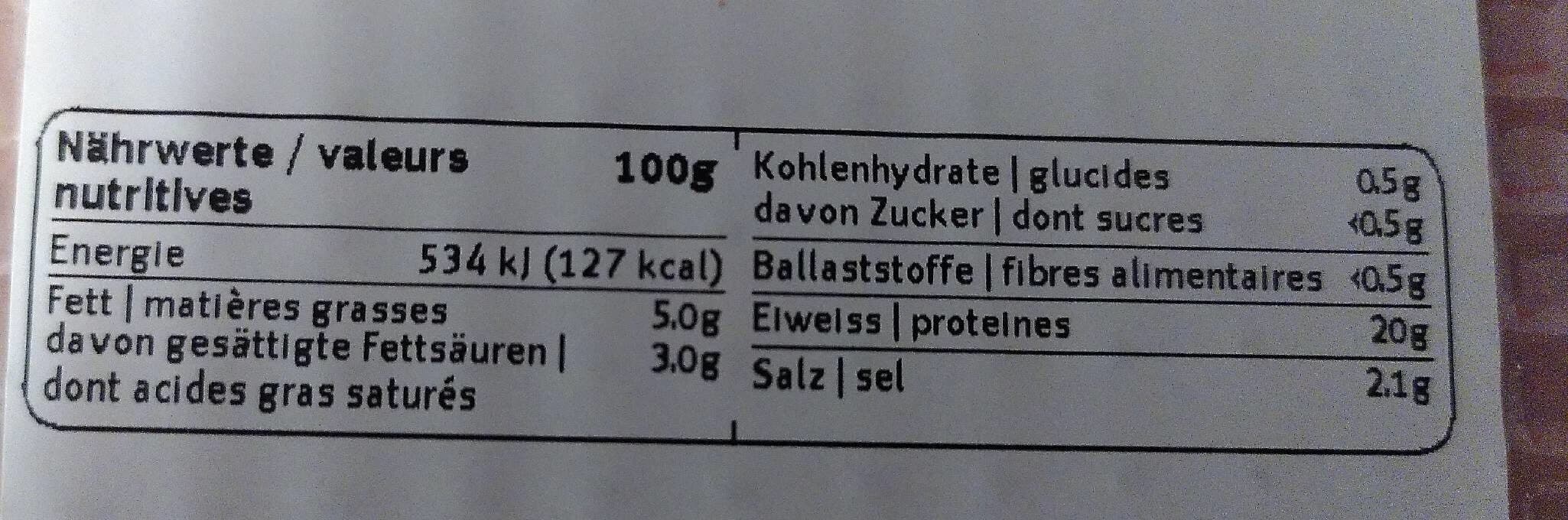 Migros Hinterschinken Gourmet packshot