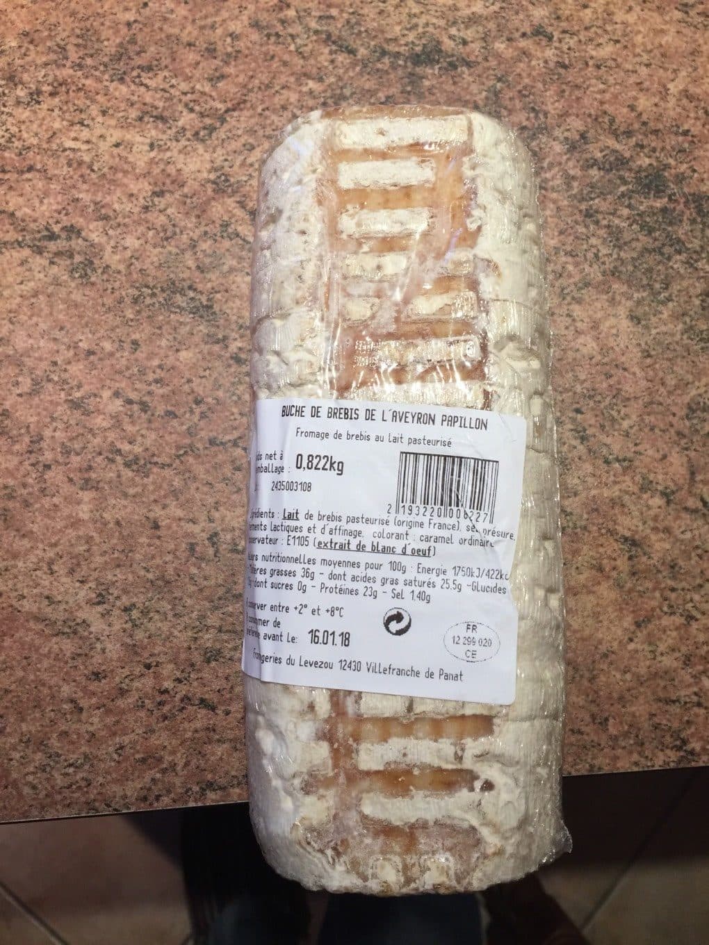 Fromageries du Levezou Buche de brebis de l’Aveyron packshot