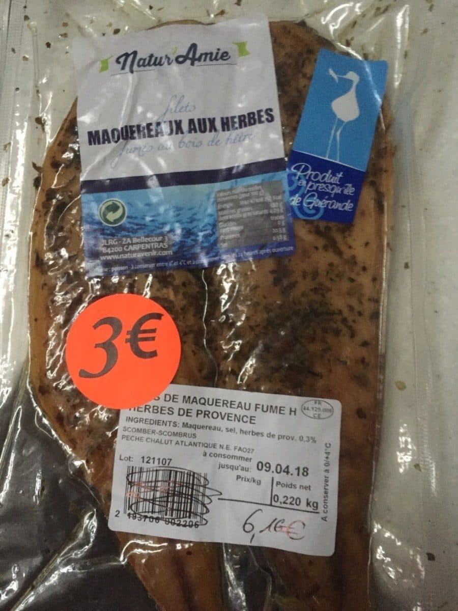 Open Food Facts Filets de maquereau aux herbes packshot