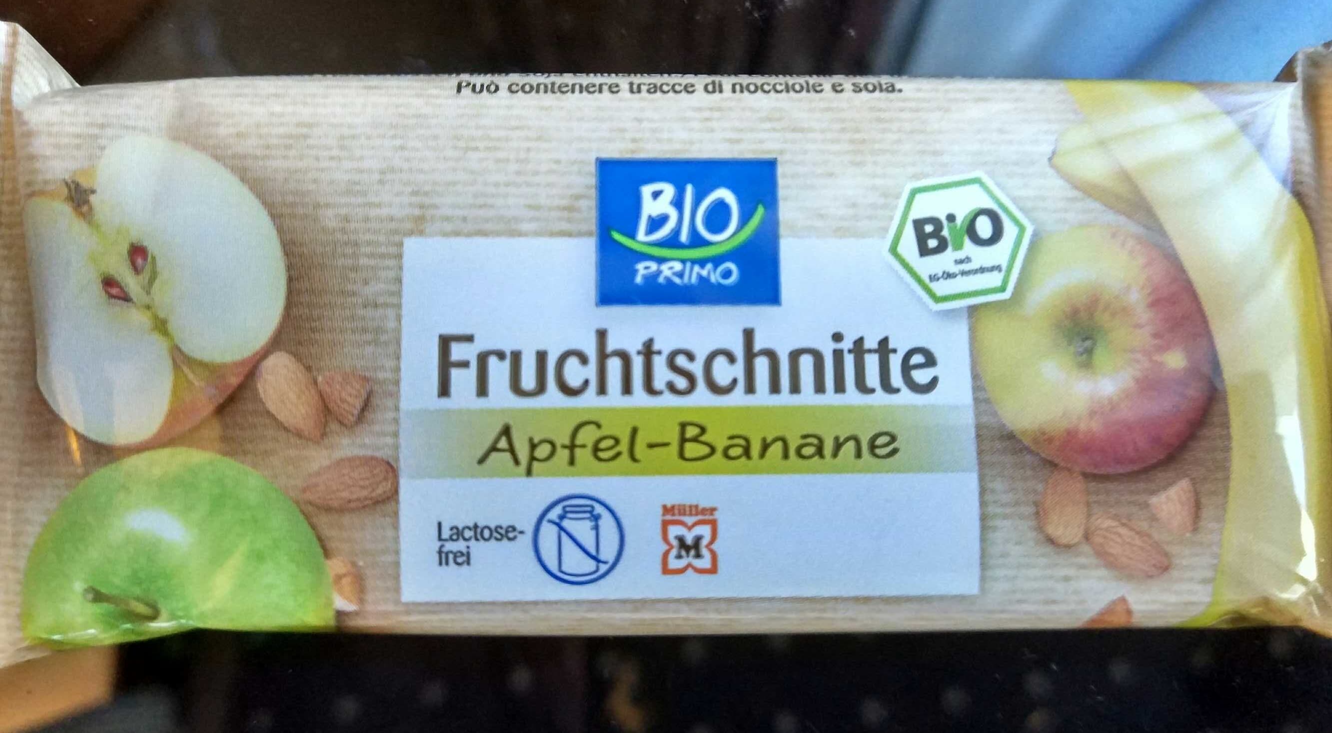 BioPrimo Fruchtschnitte Apfel-Banane packshot