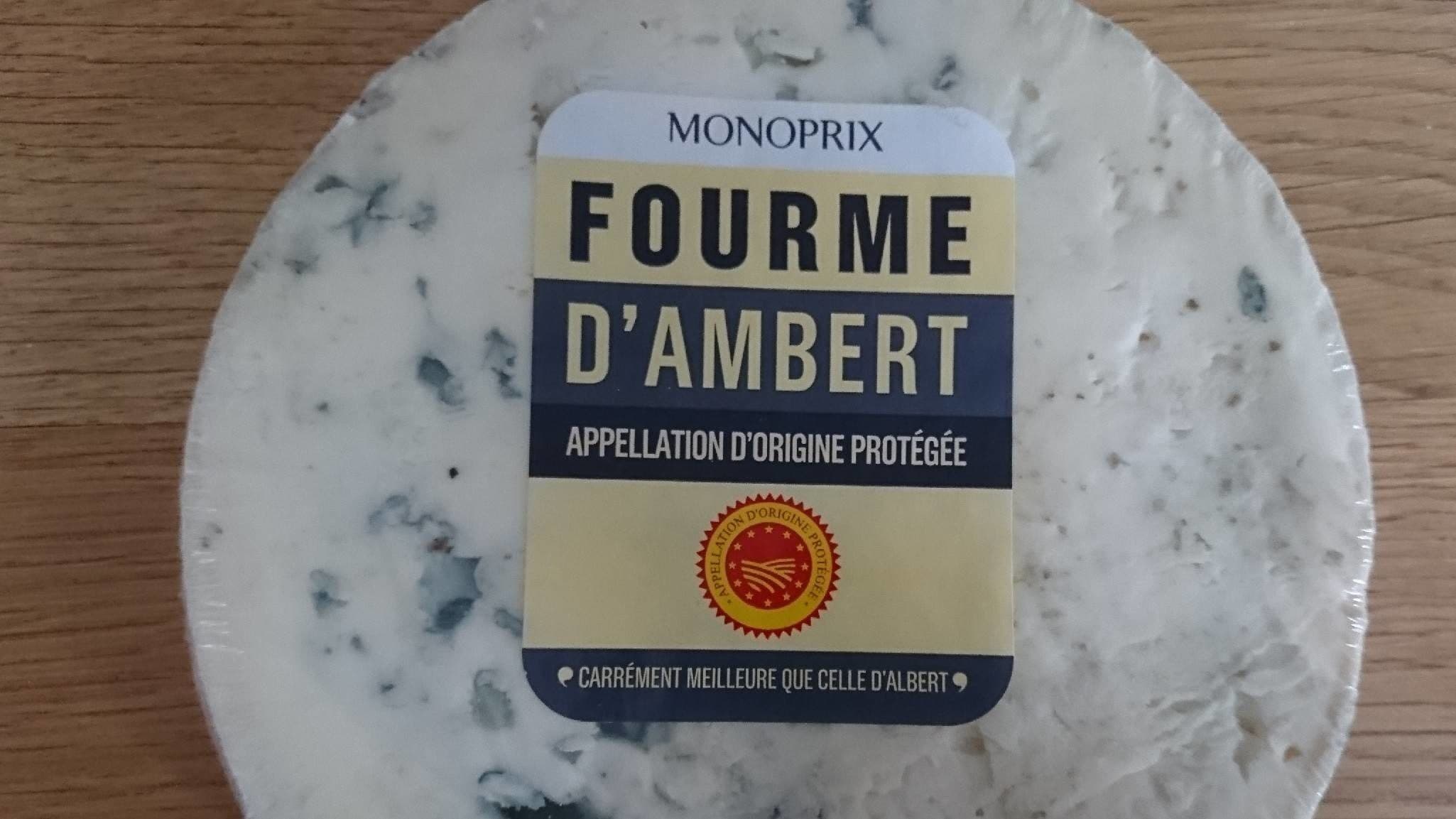 Monoprix Fourme d'Ambert packshot