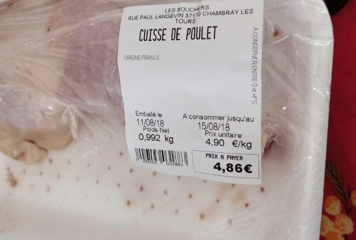 Open Food Facts Escalope de poulet packshot
