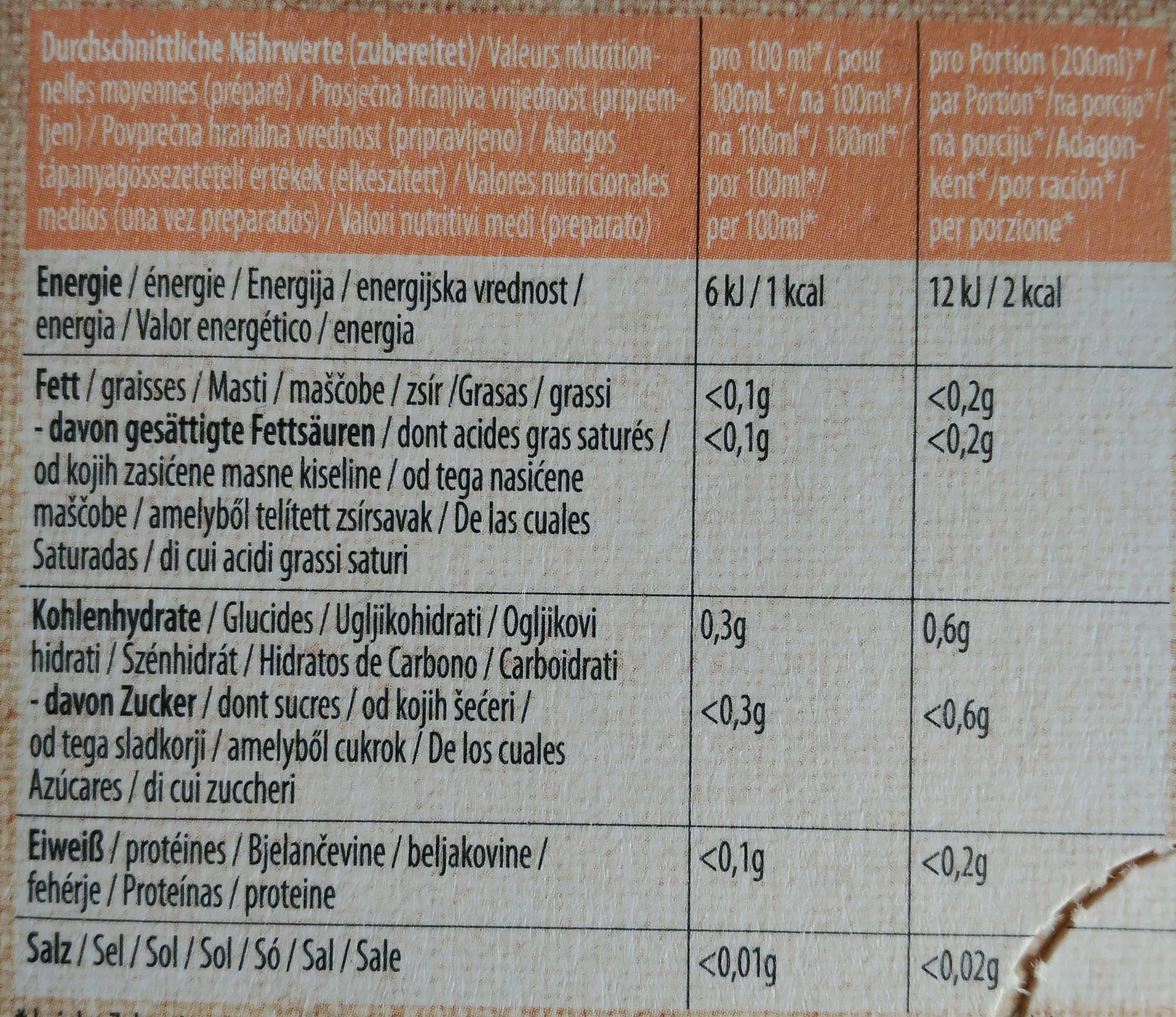 Müller Grüner Tee mit Apfel, Mango & Pfirsich packshot