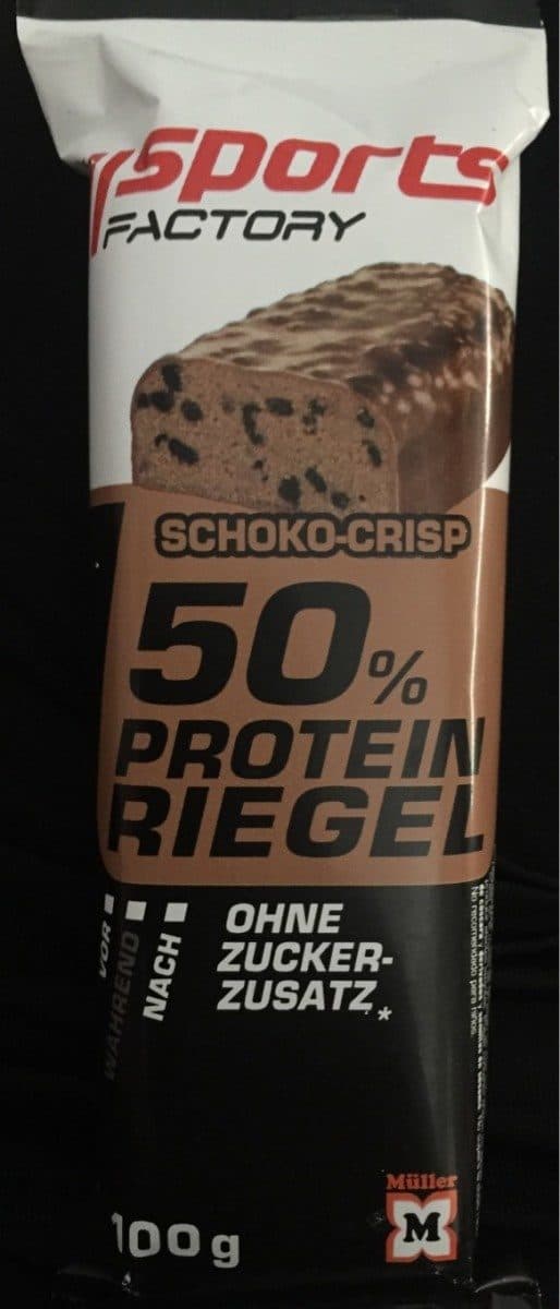 Open Food Facts Sports Factory 50% Protein Riegel packshot
