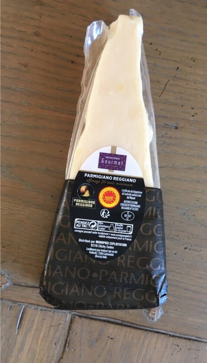 Monoprix Parmigiano reggiano packshot