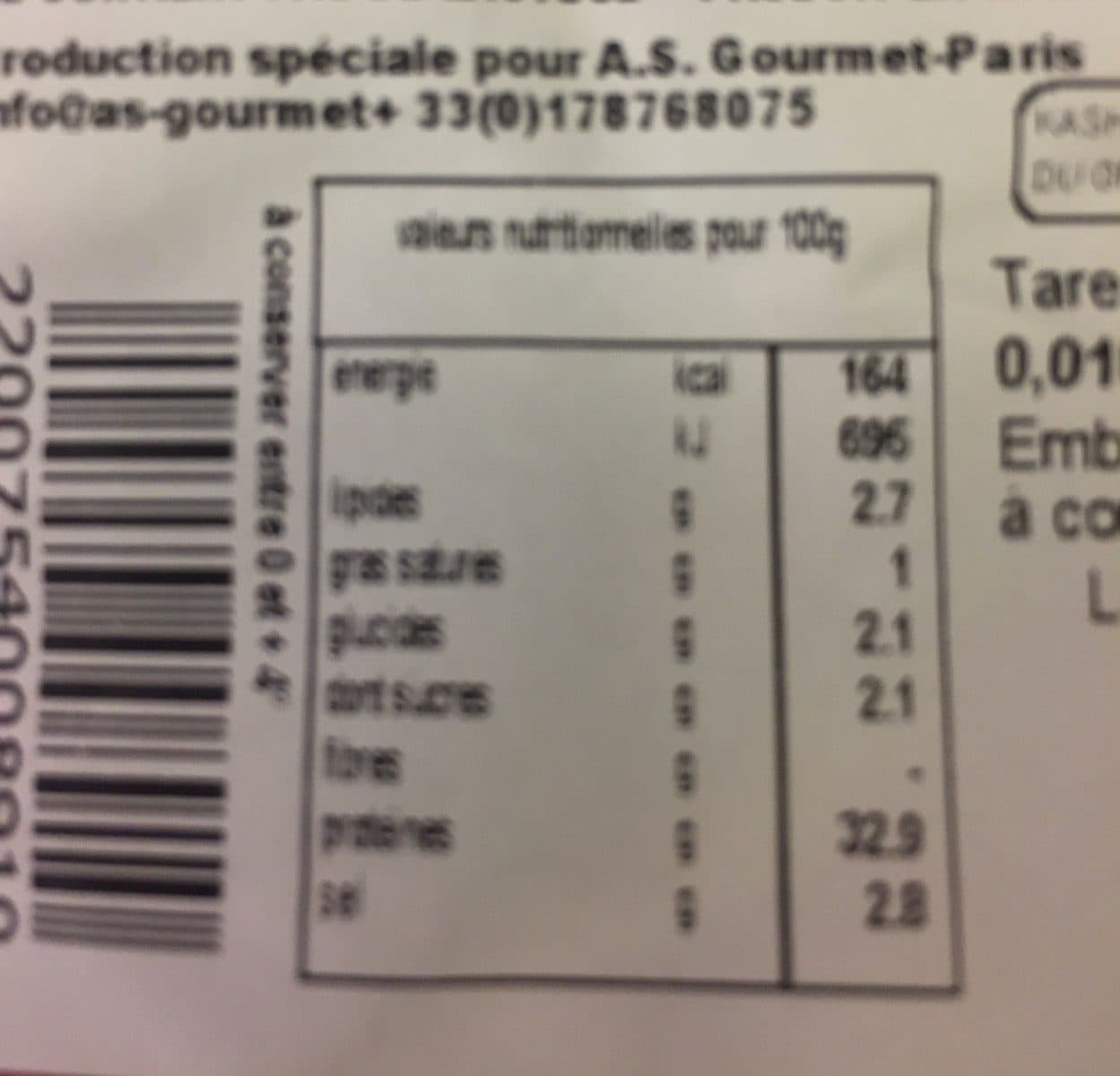 Open Food Facts Carni kasher packshot
