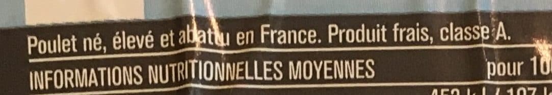 Monoprix Aiguillettes de poulet packshot