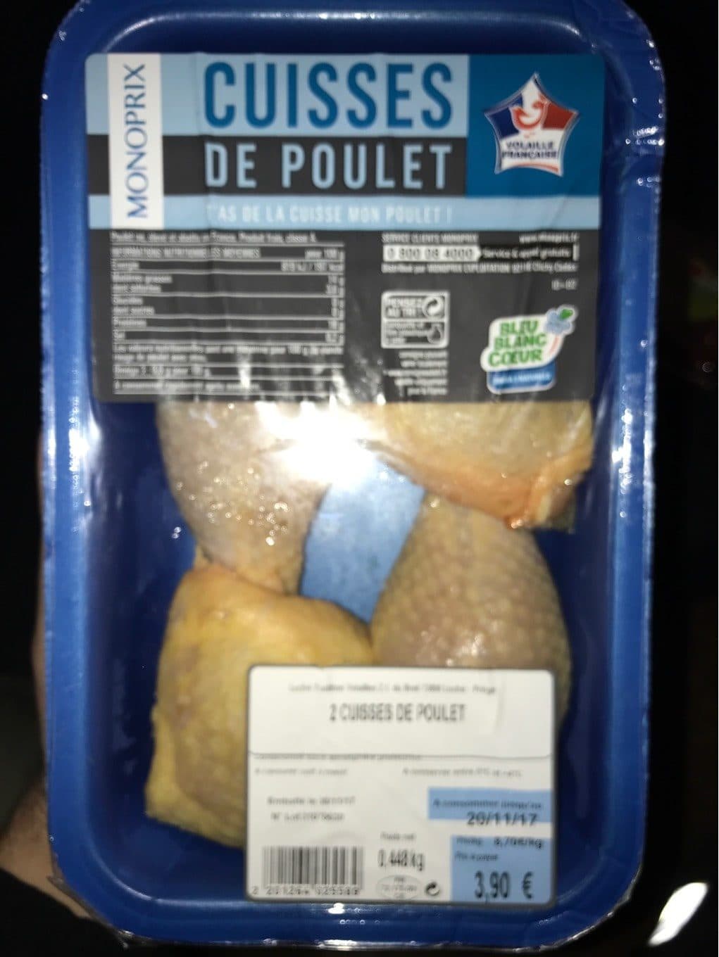 Monoprix Cuisses de poulet packshot