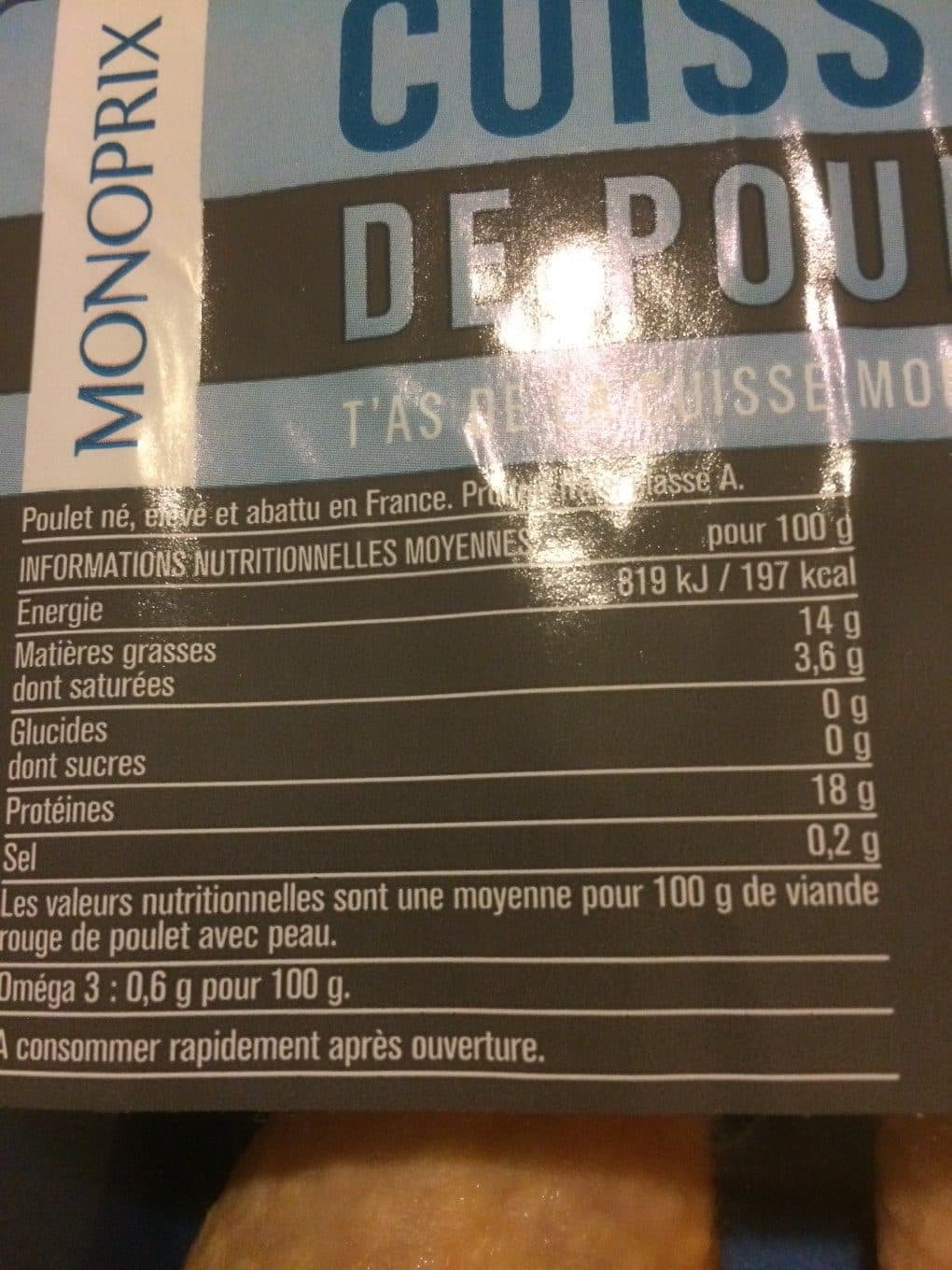 Monoprix Cuisses de poulet packshot