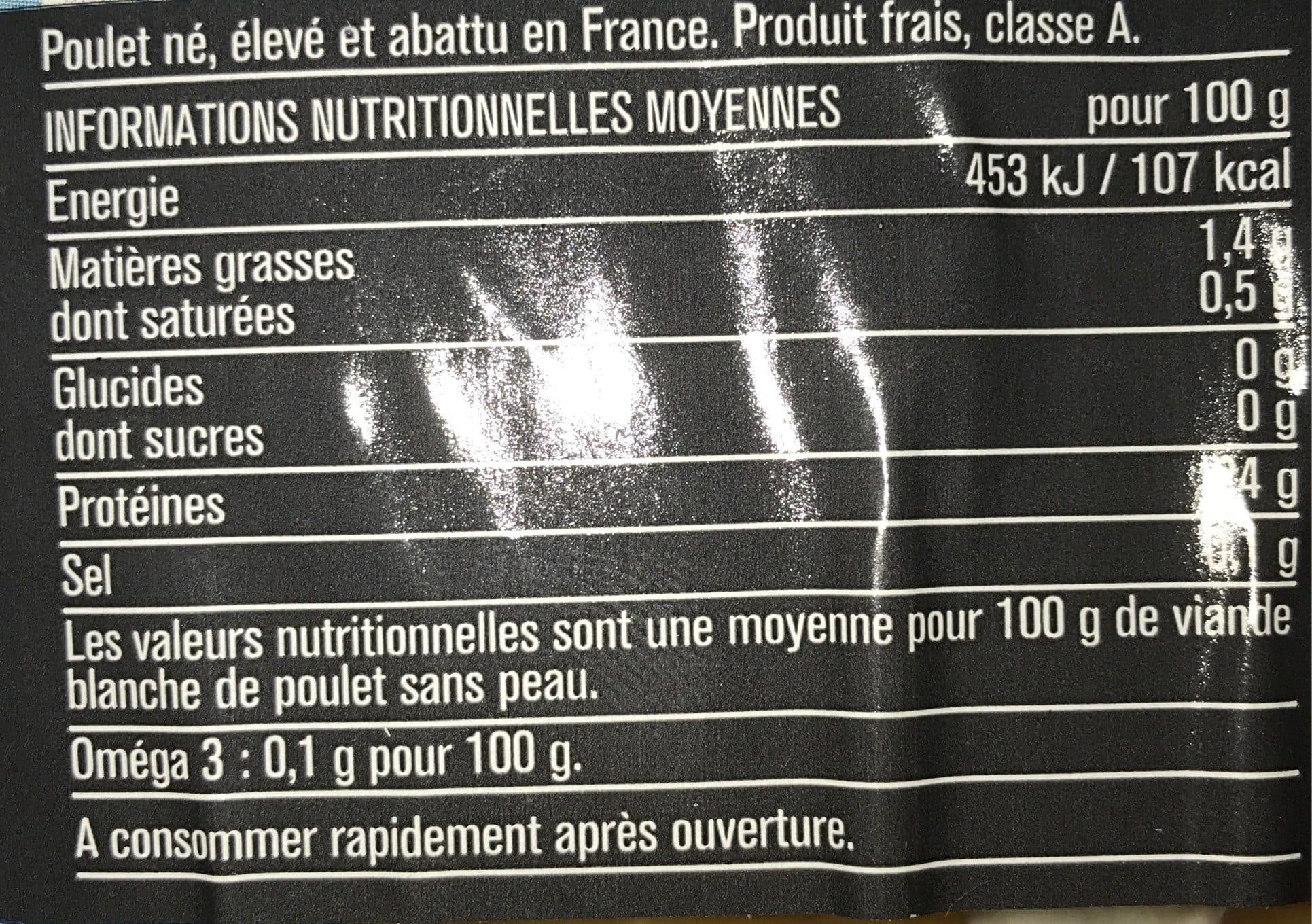 Monoprix Filets de poulet packshot