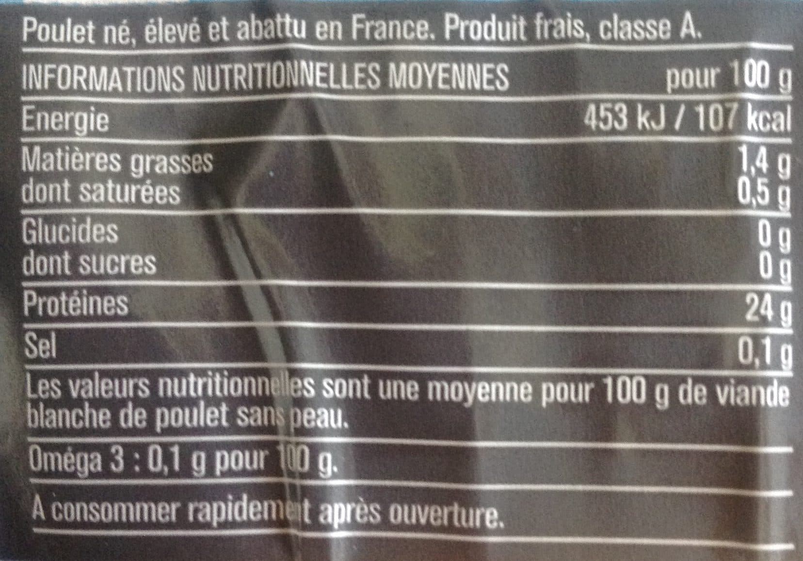 Monoprix Filets de Poulet packshot