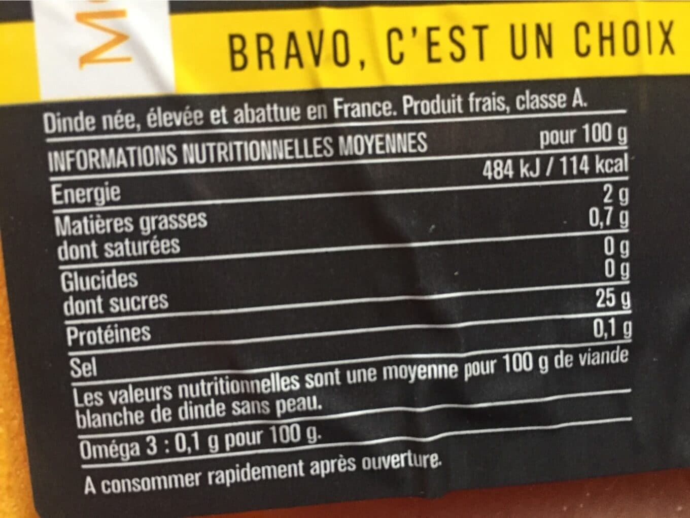 Monoprix Escalope extra fine de dinde packshot